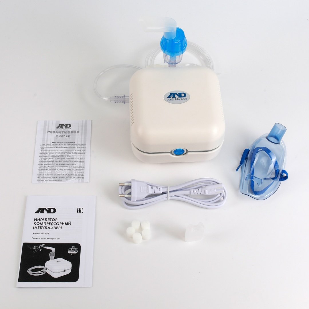 AND CN-123 компрессорный ингалятор для всех возрастов