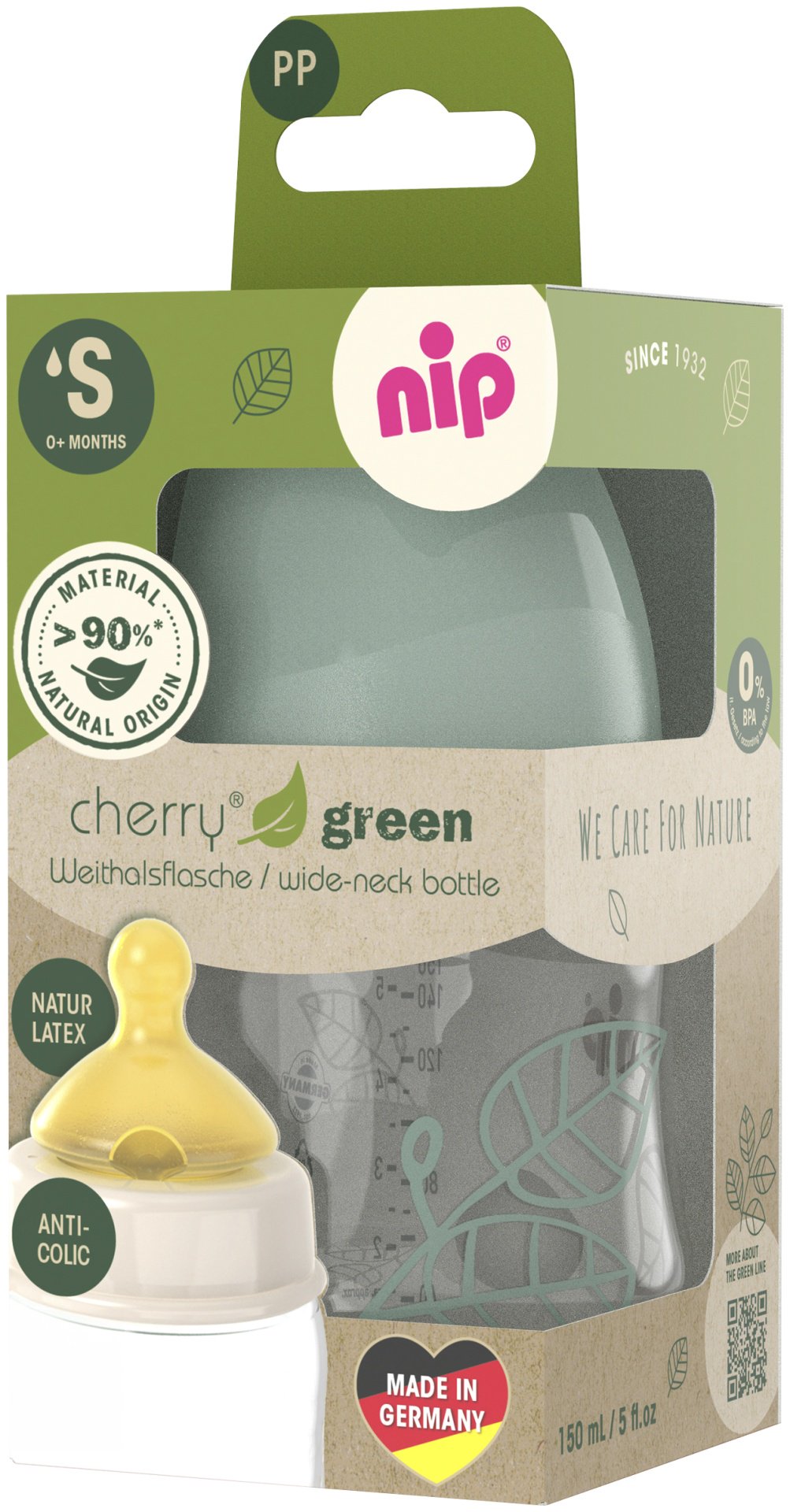 Бутылочка NIP Cherry 135127 150 мл прозрачный купить,NaN