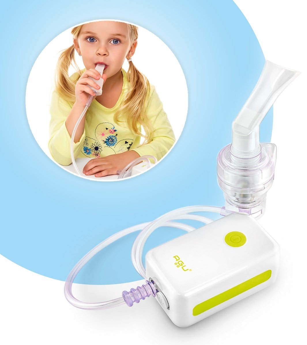 AGU Balloon компрессорный ингалятор для всех возрастов