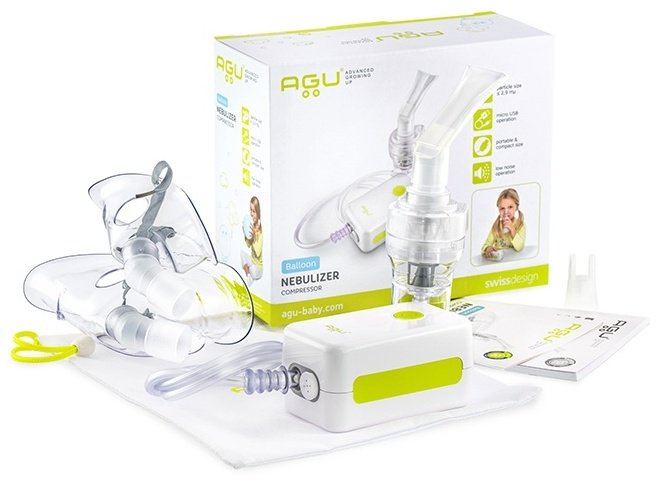 AGU Balloon компрессорный ингалятор для всех возрастов