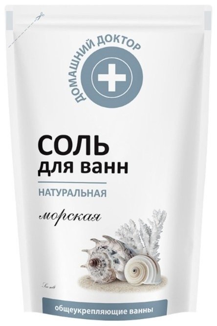 Домашний доктор Общеукрепляющие ванны морская соль 500 г купить,NaN