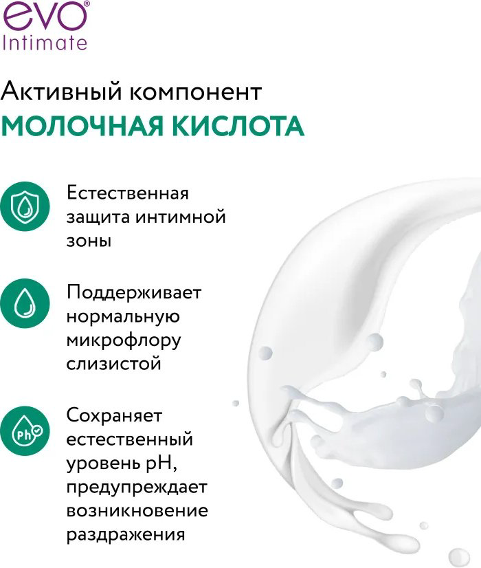 EVO Laboratoires Intimate с молочной кислотой и экстрактом ромашки мыло для интимной гигиены 200 мл купить,NaN