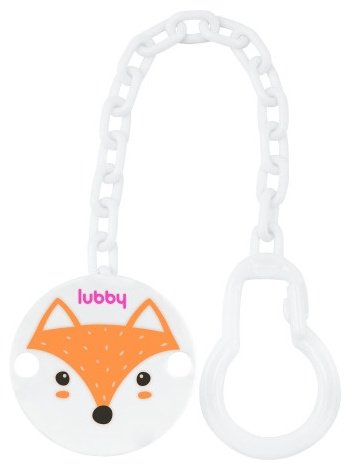 Держатель пустышки Lubby 441A99C64D3863E4B41B, 1 шт, белый купить,NaN