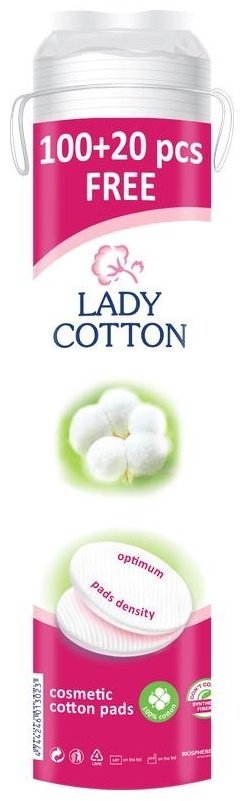 Lady Cotton ватные диски N 120 шт купить,NaN