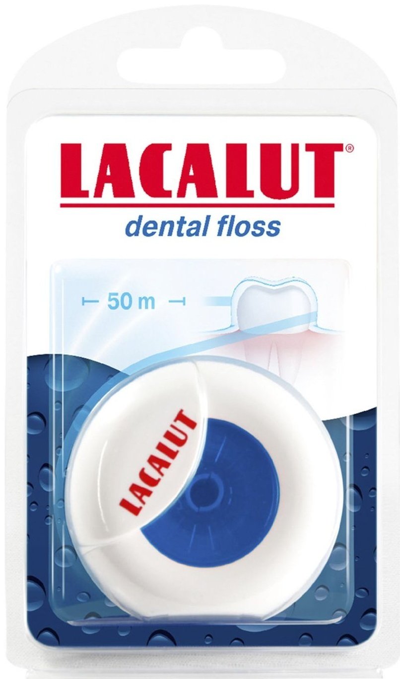 Зубная нить Lacalut 230322 круглая 50 м