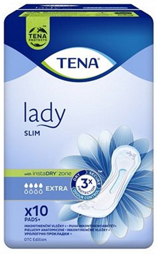 Прокладки урологические TENA Lady Slim Extra 10 шт
