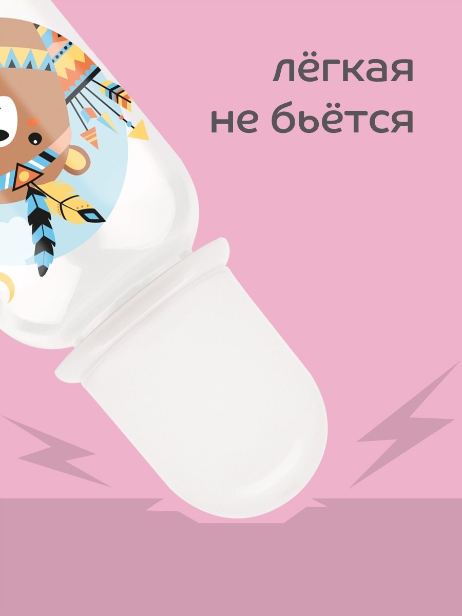 Бутылочка Lubby 16402 125 мл прозрачный купить,NaN