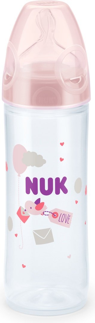 Бутылочка NUK 10741625 250 мл розовый купить,NaN