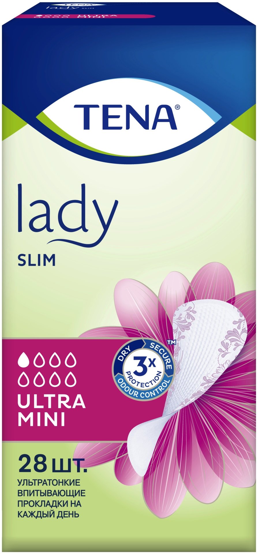 Прокладки урологические TENA Lady Slim Ultra Mini 28 шт