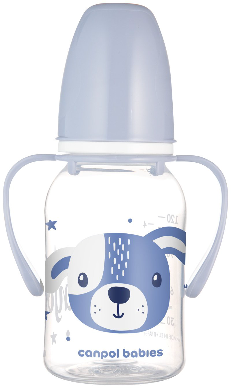 Бутылочка Canpol Babies 11/823_blu 120 мл голубой купить,NaN