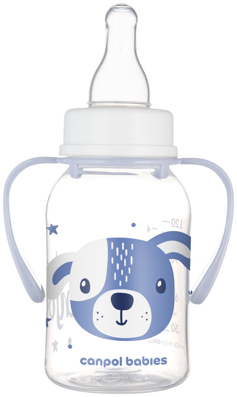 Бутылочка Canpol Babies 11/823_blu 120 мл голубой купить,NaN