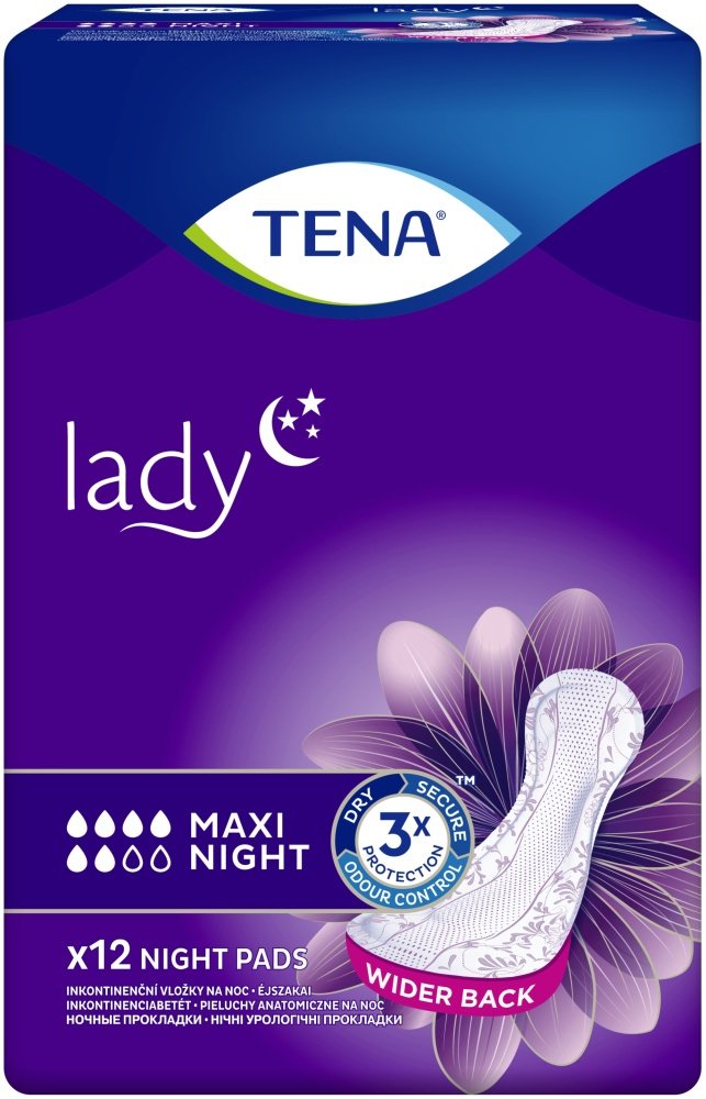 Прокладки урологические TENA Lady Maxi Night 12 шт