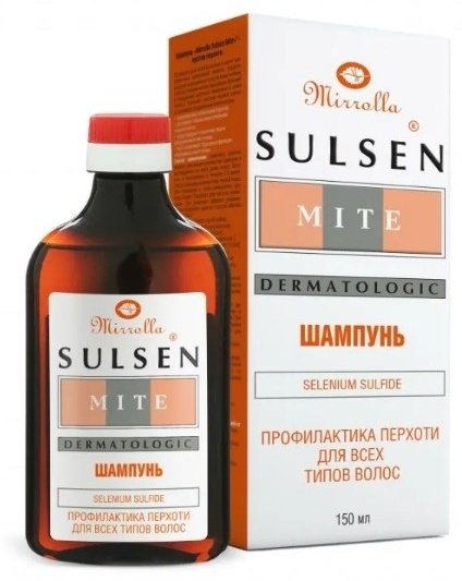 Mirrolla Sulsen Mite шампунь 150 мл купить,NaN