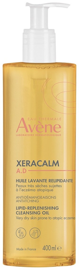 Avene XeraCalm A.D Липидовосстанавливающее очищающее масло 400 мл купить,NaN