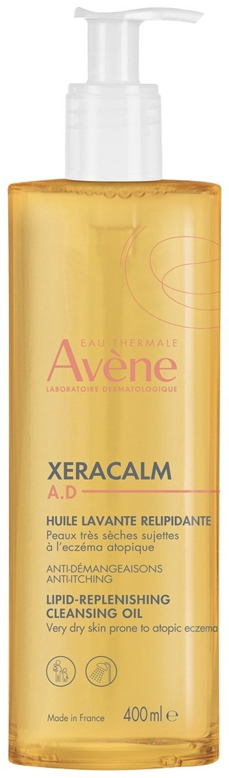 Avene XeraCalm A.D Липидовосстанавливающее очищающее масло 400 мл купить,NaN