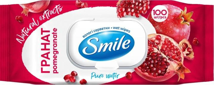Влажные салфетки Smile Pure Water 100 шт купить,NaN