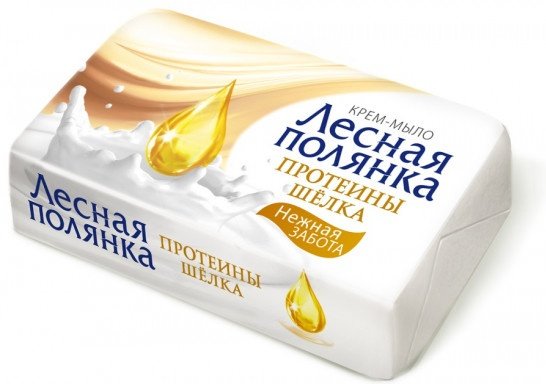 Кусковое мыло туалетное Нэфис Лесная Полянка ПРОТЕИНЫ ШЕЛКА 90 г купить,NaN