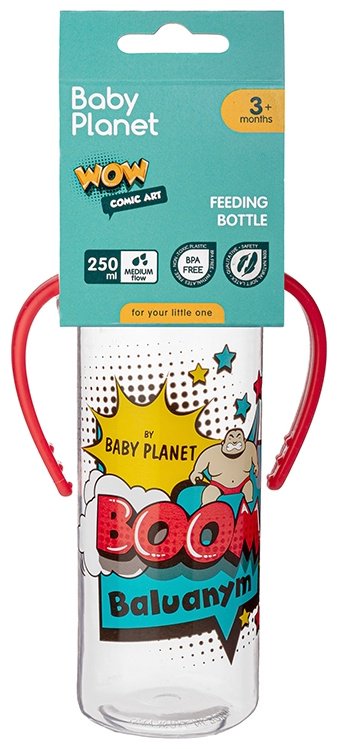 Бутылочка Baby Planet 067130330 250 мл голубой купить,NaN