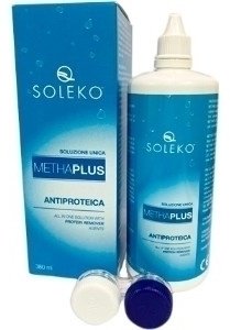 Раствор для линз SOLEKO Methaplus с кейсом для линз 380 мл