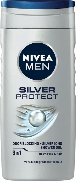 NIVEA For Men Silver Protect гель 250 мл купить,NaN