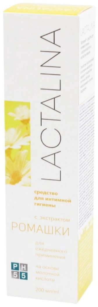 Аклен Lactalina Ромашка гель для интимной гигиены 200 мл купить,NaN