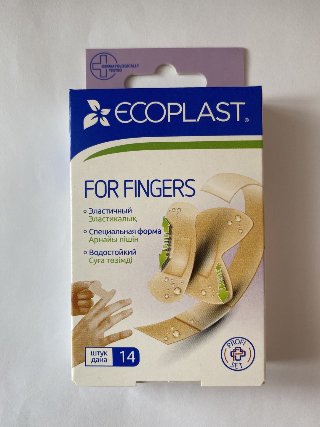 Пластырь &#34;For fingers&#34; (для пальцев) эластичный 14 шт не стерильно