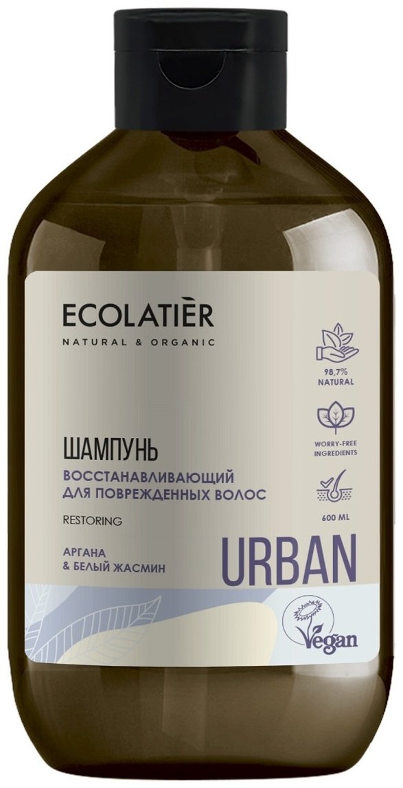 Ecolatier Urban Восстанавливающий шампунь 600 мл купить,NaN