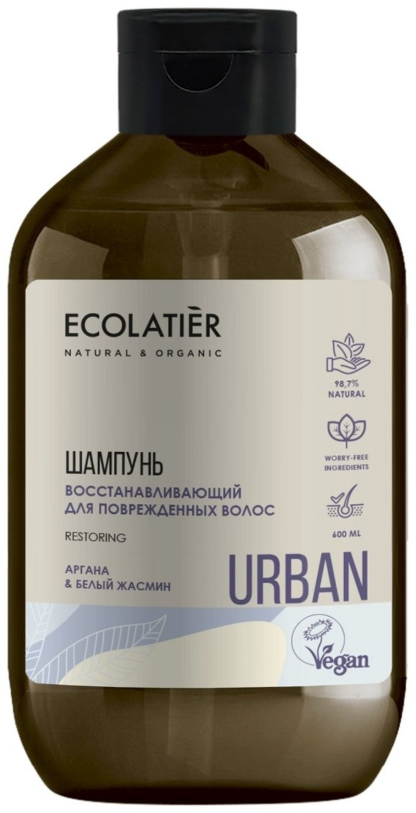 Ecolatier Urban Восстанавливающий шампунь 600 мл купить,NaN