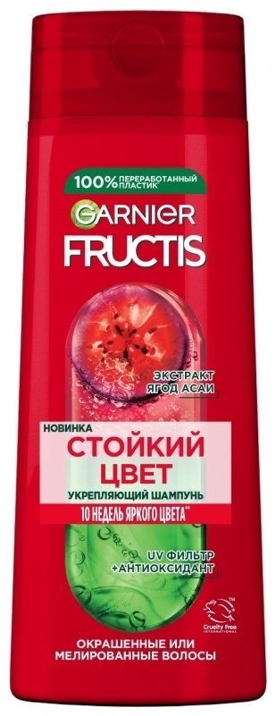 Garnier Fructis Годжи Стойкий Цвет шампунь 400 мл купить,NaN