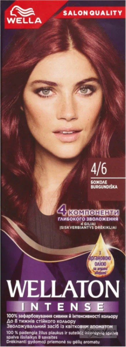WELLA Wellaton Intense Божоле 4/6 крем-краска 50 мл купить,NaN