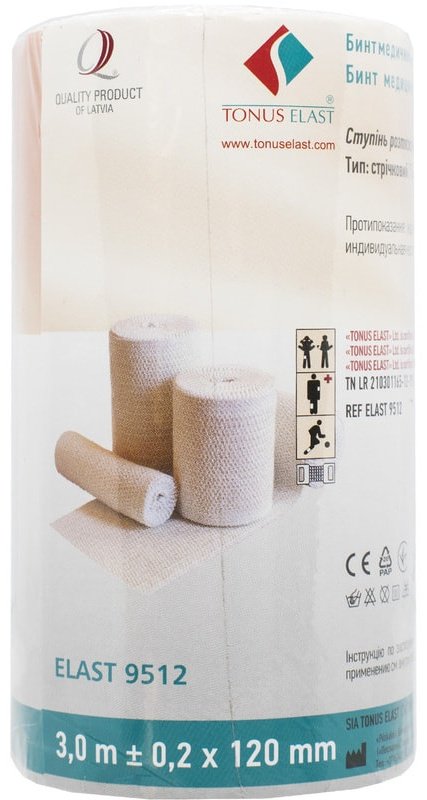 Бинт ELAST 9512 1 шт не стерильно