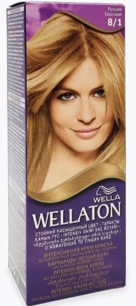 WELLA Wellaton Intense 8/1 светло-пепельный блондин крем-краска 110 мл купить,NaN