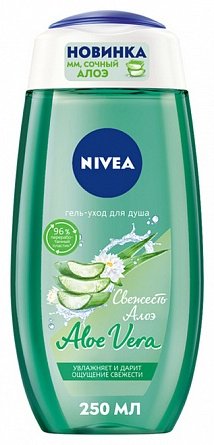 NIVEA Свежесть алоэ гель 250 мл купить,NaN