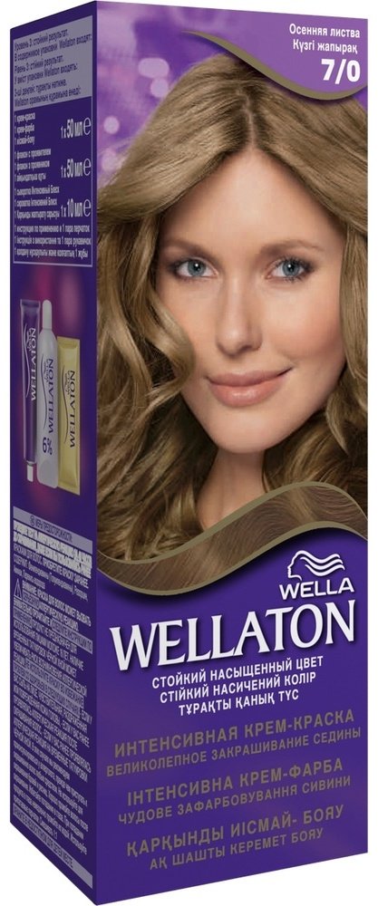 WELLA Wellaton 7/0 осенняя листва крем-краска 50 мл купить,NaN