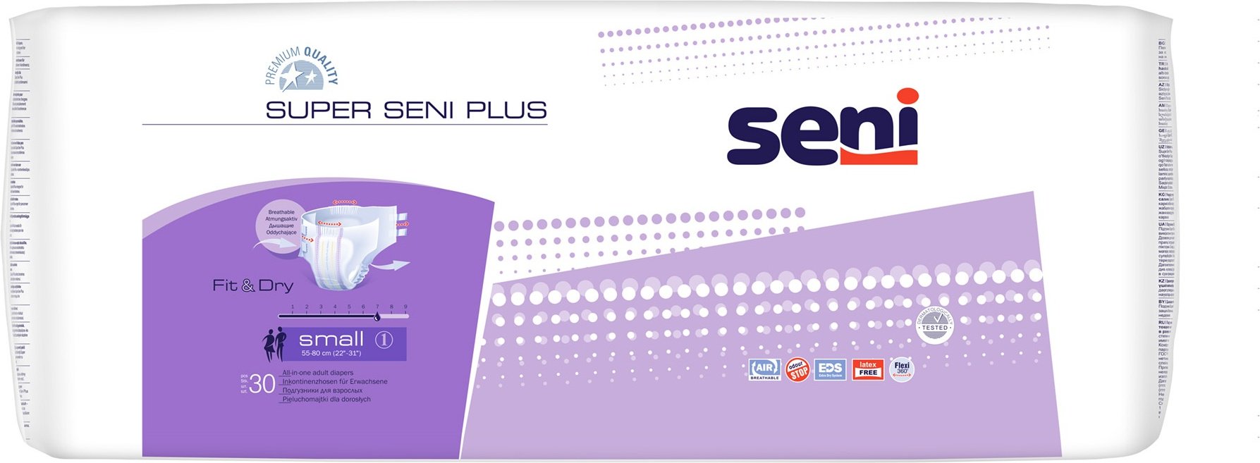 Seni Super Plus подгузники для взрослых S 30 шт