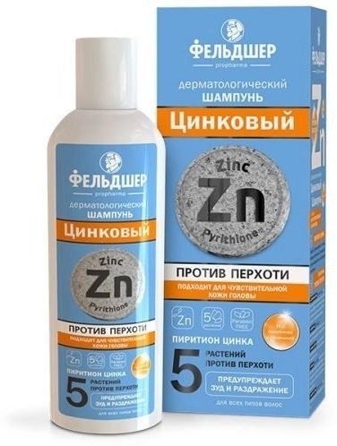 Народные промыслы Фельдшер Цинковый шампунь 180 мл купить,NaN