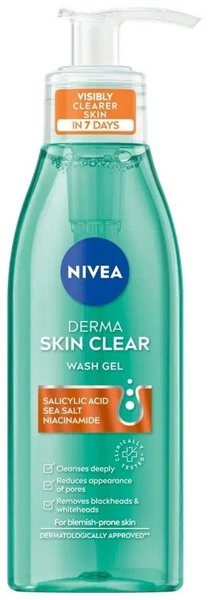 NIVEA Derma Skin Clear гель 150 мл купить,NaN