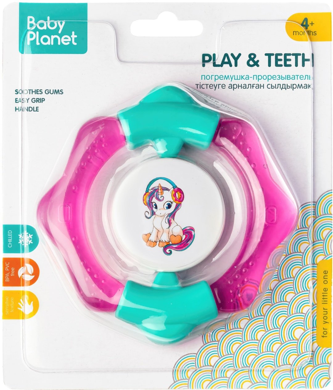 Погремушка Baby Planet Единорог купить,NaN