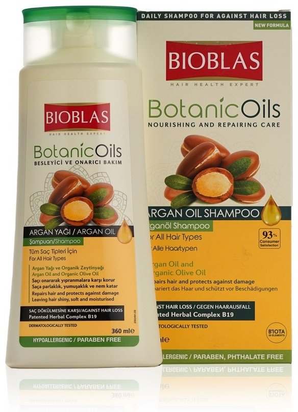BIOBLAS Botanic Oils Argan шампунь 360 мл купить,NaN