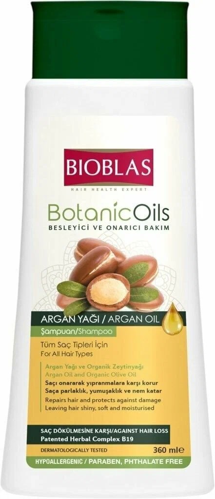 BIOBLAS Botanic Oils Argan шампунь 360 мл купить,NaN