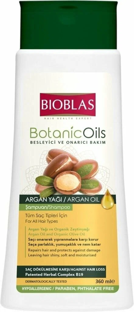 BIOBLAS Botanic Oils Argan шампунь 360 мл купить,NaN