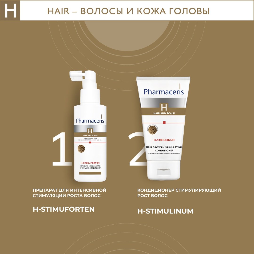 Pharmaceris H-Stimuforten средство от облысения 125 мл купить,NaN