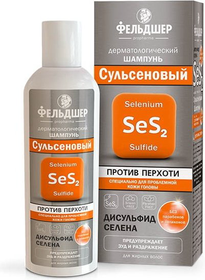 Фельдшер Сульсеновый шампунь 180 мл купить,NaN