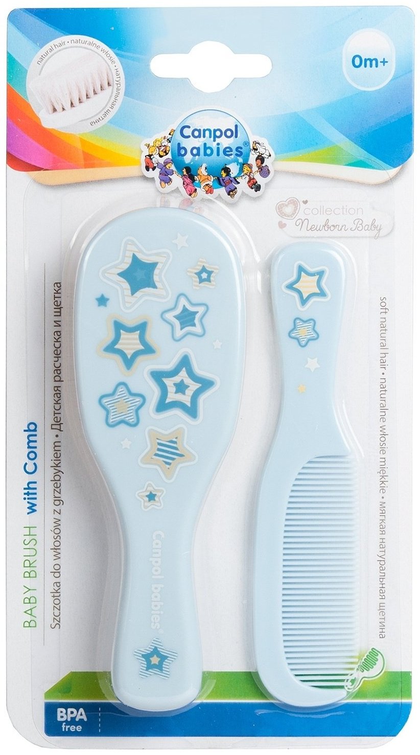 Расческа и щетка Canpol Babies 2887001 0-9 мес купить,NaN