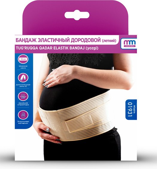 Makon Mirzo 01931 бандаж для беременных размер 3 бежевый
