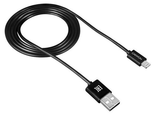 Кабель Canyon CNE-CFI1B 1м черный