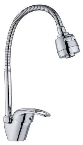 Смеситель с гибким изливом Cronwil CD040-58, латунь, цвет хром купить,30300