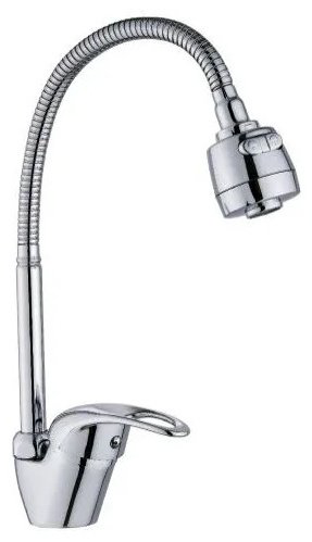 Смеситель с гибким изливом Cronwil CD040-58, латунь, цвет хром купить,30300