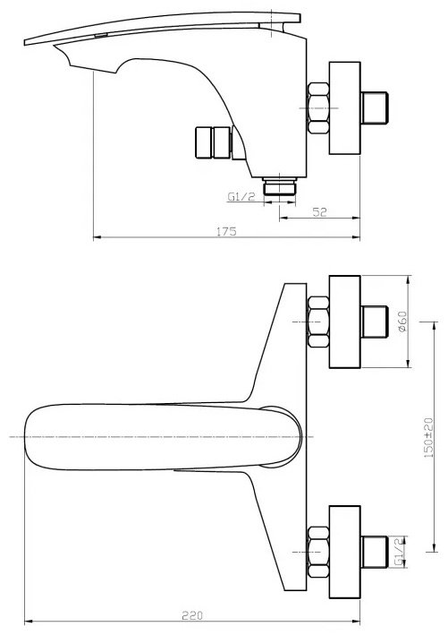 Смеситель для ванны WeltWasser MX ESSEN 603 цвет хром, белый, однозахватный купить,50100