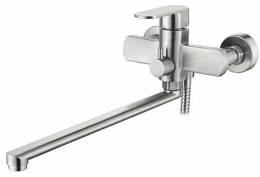 Смеситель для ванны Accoona 71205A, силумин, цвет хром купить,NaN